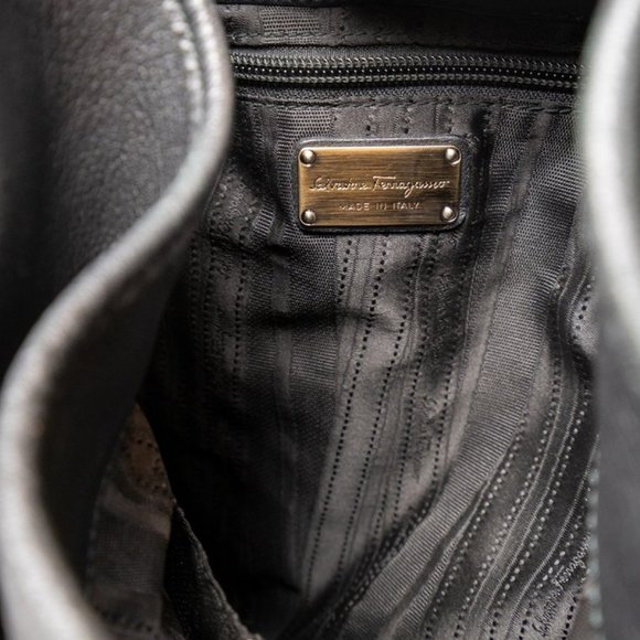 Salvatore Ferragamo Leather Hobo Shoulder Bag - Picture 3 of 6